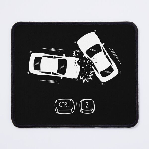 Item preview, Car Crash accident - Undo CTRL Z designed and sold by Art Buffalo.