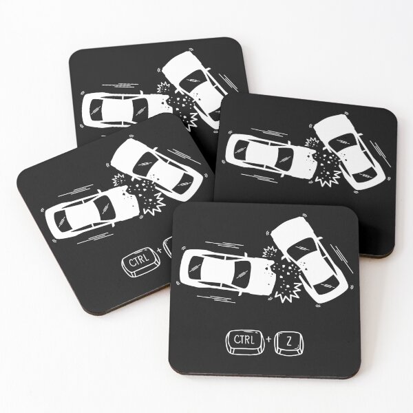 Item preview, Car Crash accident - Undo CTRL Z designed and sold by Art Buffalo.
