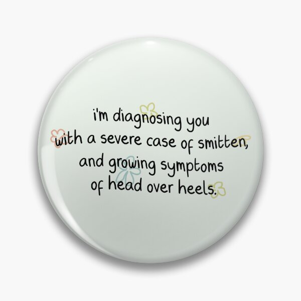 Item preview, I’m diagnosing you with a severe case of smitten, and growing symptoms of head over heels | heartstopper, nick charlie designed and sold by Pinu92.