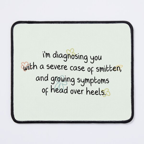 Item preview, I’m diagnosing you with a severe case of smitten, and growing symptoms of head over heels | heartstopper, nick charlie designed and sold by Pinu92.
