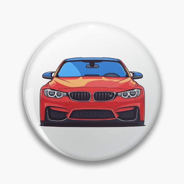 Item preview, A vibrant red sports car with a sleek design is parked in a well-lit area in broad daylight. designed and sold by Jerhus.