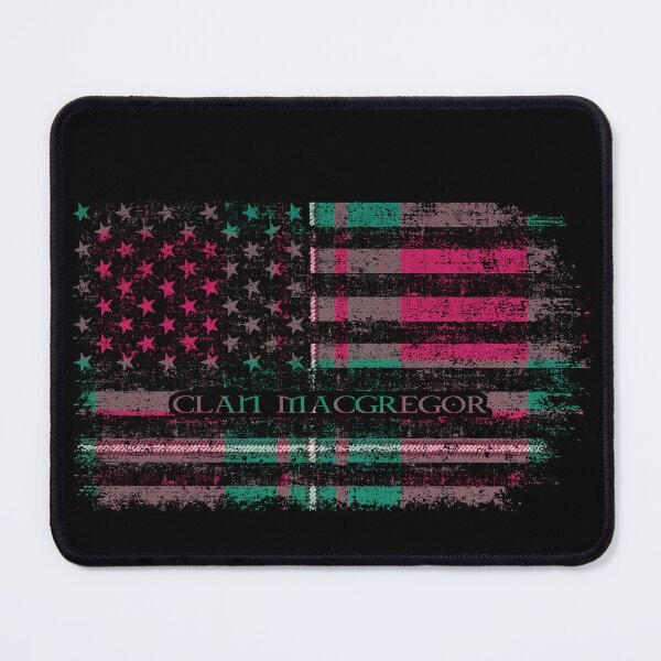 Item preview, Clan MacGregor Hunting Scottish tartan US flag kilt Scotland designed and sold by Clan1093.
