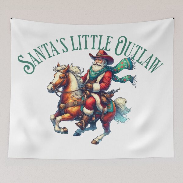 Item preview, Santa's Little Outlaw designed and sold by WildHeart07.