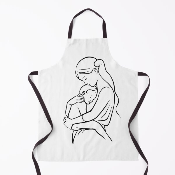 Item preview, Minimalist Mother and Baby Elegant Maternity Illustration designed and sold by BestChooseArt.