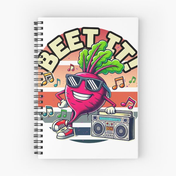 Item preview, Beet It! Retro Boombox Veggie Humor Tee designed and sold by Vestina88.