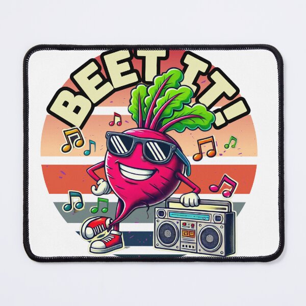 Item preview, Beet It! Retro Boombox Veggie Humor Tee designed and sold by Vestina88.