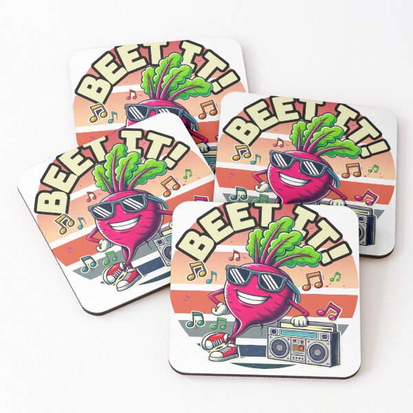 Item preview, Beet It! Retro Boombox Veggie Humor Tee designed and sold by Vestina88.