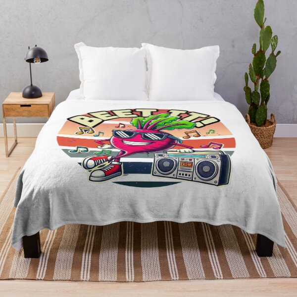 Item preview, Beet It! Retro Boombox Veggie Humor Tee designed and sold by Vestina88.