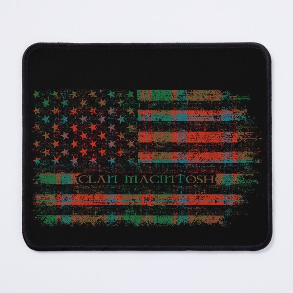 Item preview, Clan MacIntosh Scottish tartan US flag kilt Scotland designed and sold by Clan1093.