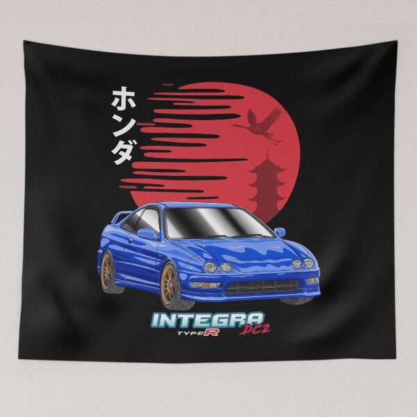 Item preview, Blue Honda Integra Type R DC2R Nippon Sun designed and sold by JDM Guyvit.