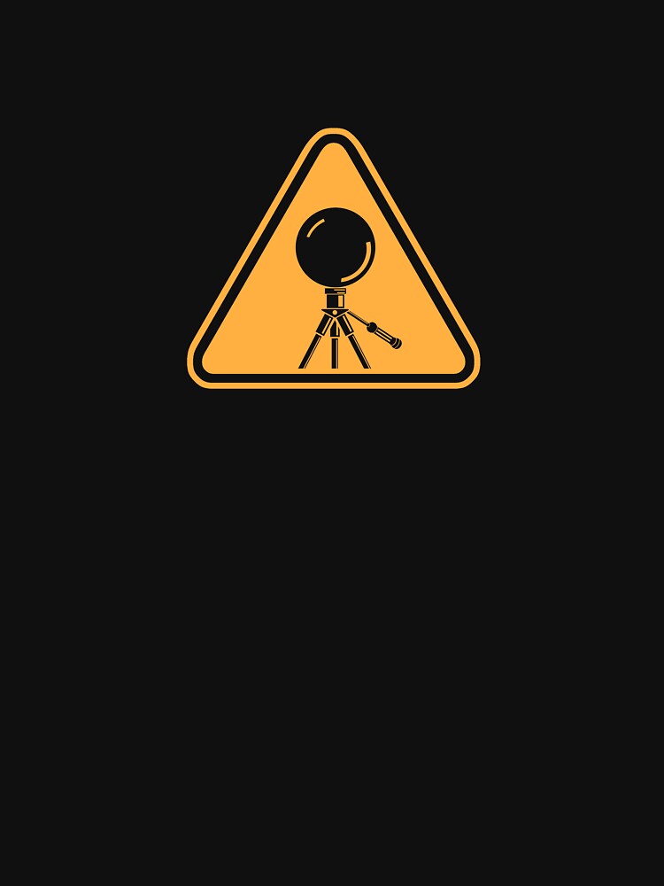 Mirror Ball Warning Sign - support splotchdog edition by tischbein3
