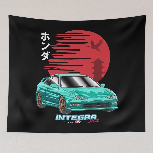 Item preview, Teal Honda Integra Type R DC2 Nippon Sun designed and sold by JDM Guyvit.