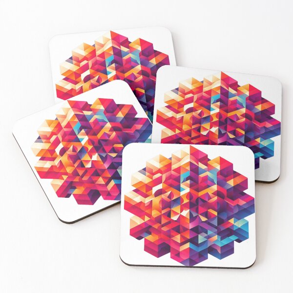 Item preview, Vibrant Geometric Mosaic Art designed and sold by JavisSRDesign.
