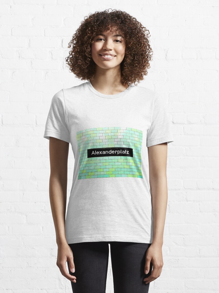 Alternate view of Alexanderplatz Berlin Metro Essential T-Shirt