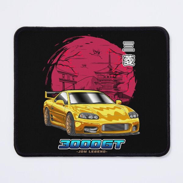 Item preview, Yellow Mitsubishi 3000GT Japanese Sun designed and sold by JDM Guyvit.