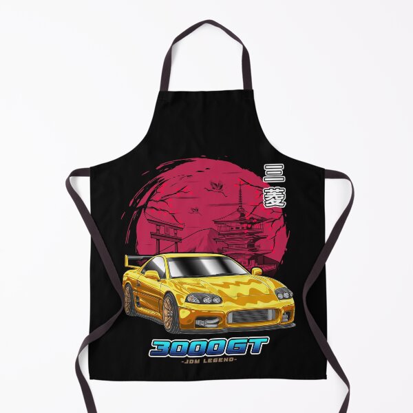 Item preview, Yellow Mitsubishi 3000GT Japanese Sun designed and sold by JDM Guyvit.