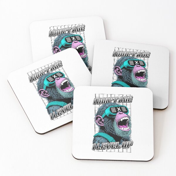 Item preview, Gamer Birthday I Don't Age I Level Up Funny Monkey Gaming designed and sold by GrandeDuc.
