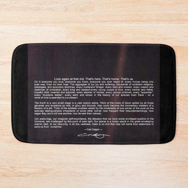 Item preview, Pale Blue Dot - Carl Sagan designed and sold by My Digital Mind.