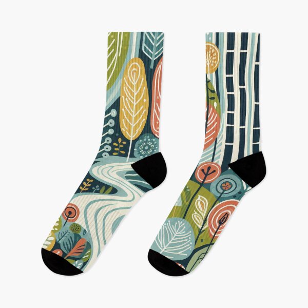 Item preview, Scandinavian Folk Art Wanderlust by heidiannemorris designed and sold by FOLK ART FUSION by heidiannemorris.