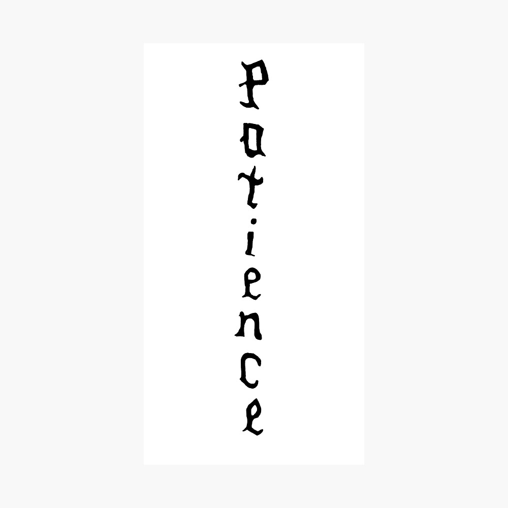 30 Patience Tattoo Designs For Men  Word Ink Ideas Video Video  Patience  tattoo Half sleeve tattoos for guys Mens shoulder tattoo