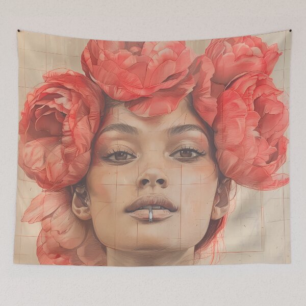 Item preview, Pink roses designed and sold by LaylaOz.