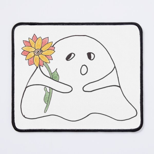 Item preview, Ghost with Flower, Gespenst mit Blume designed and sold by Anke‘s Bazaar.