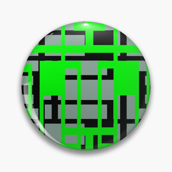 Item preview, Geometric Shapes Pattern Medium Green Black Cut Out designed and sold by taiche.