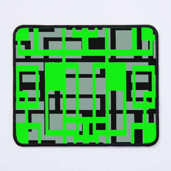 Item preview, Geometric Shapes Pattern Medium Green Black Cut Out designed and sold by taiche.