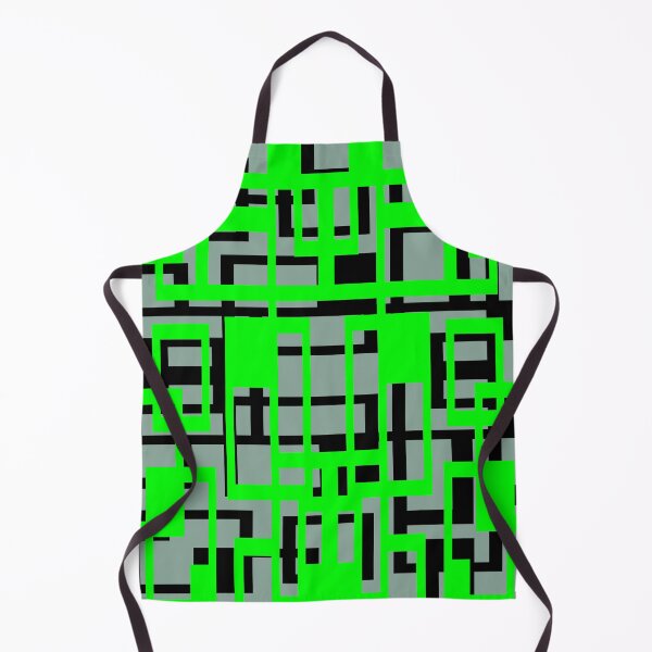 Item preview, Geometric Shapes Pattern Medium Green Black Cut Out designed and sold by taiche.