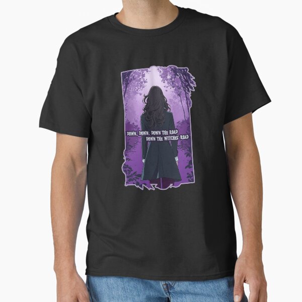 Vista previa del artículo con la obra «Agatha All Along - Por el camino de las brujas - Retrato en el bosque», diseñado y vendido por SotaVibes.