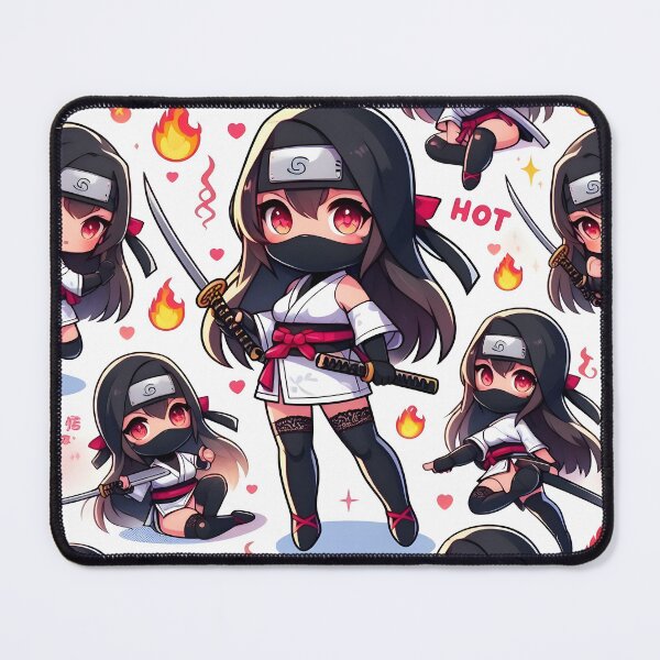 Item preview, Hot-cute Chibi ninja pattern 40.0 designed and sold by StickyGuys.