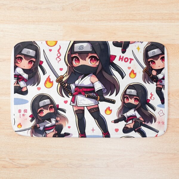 Item preview, Hot-cute Chibi ninja pattern 40.0 designed and sold by StickyGuys.
