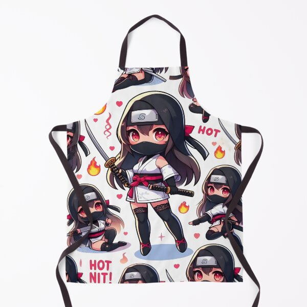 Item preview, Hot-cute Chibi ninja pattern 40.0 designed and sold by StickyGuys.
