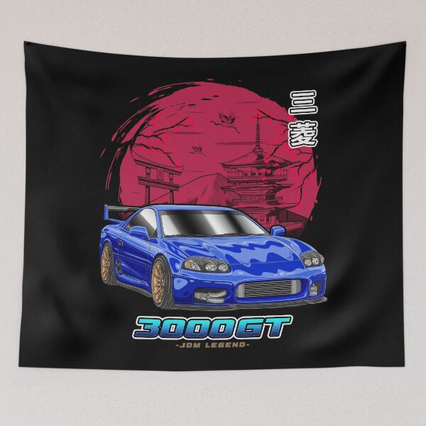 Item preview, Blue Mitsubishi 3000GT Japanese Sun designed and sold by JDM Guyvit.