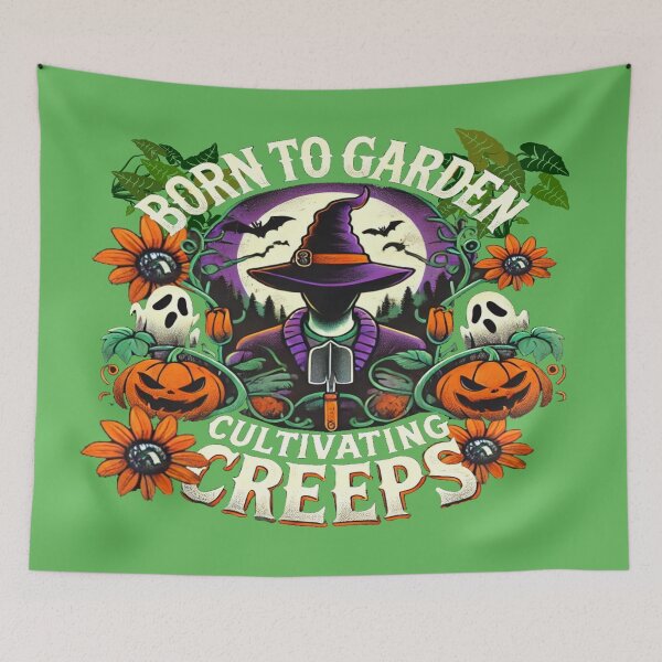 Item preview, Born to Garden, Cultivating Creeps- Halloween Gardener designed and sold by Rajasekar.