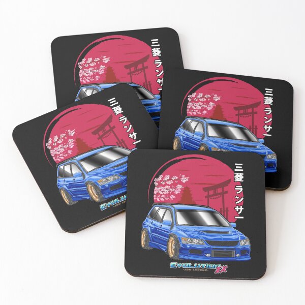 Item preview, Blue Mitsubishi Lancer Evo 9 Wagon Nippon designed and sold by JDM Guyvit.