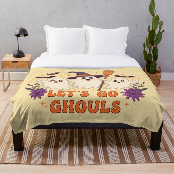 Item preview, Let's go ghouls : Cute Funny Happy Halloween Spooky Ghosts designed and sold by HeeShirt.