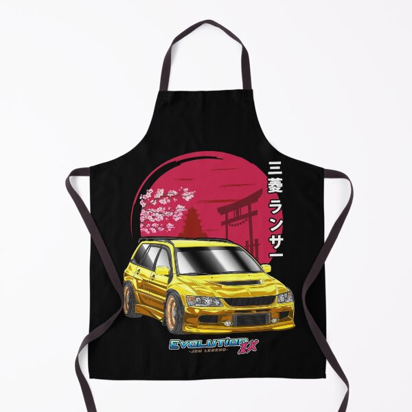 Item preview, Yellow Mitsubishi Lancer Evo 9 Wagon Nippon designed and sold by JDM Guyvit.