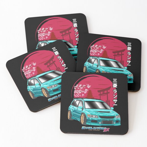 Item preview, Teal Mitsubishi Lancer Evo 9 Wagon Nippon designed and sold by JDM Guyvit.
