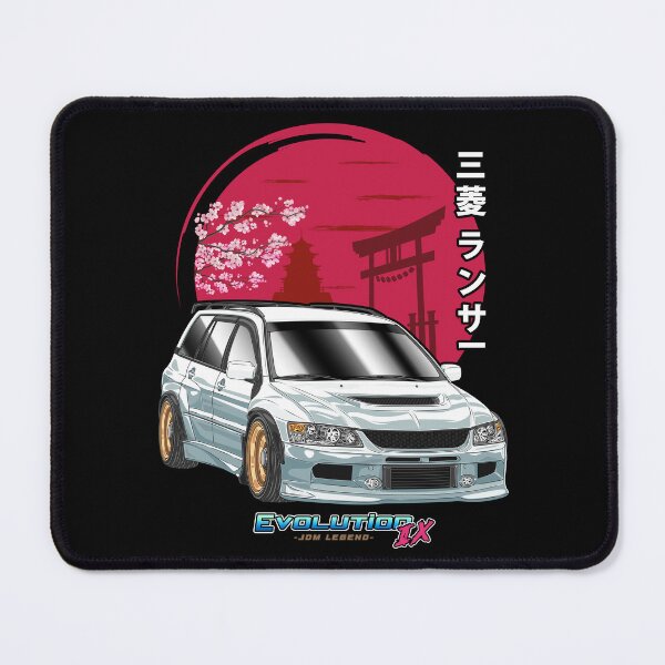 Item preview, White Mitsubishi Lancer Evo 9 Wagon Nippon designed and sold by JDM Guyvit.