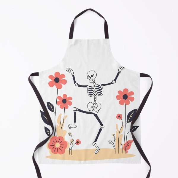 Item preview, Skeleton Dancing, Skeleton and Flowers designed and sold by DotisDreams.