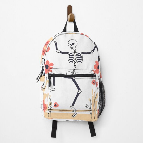 Item preview, Skeleton Dancing, Skeleton and Flowers designed and sold by DotisDreams.
