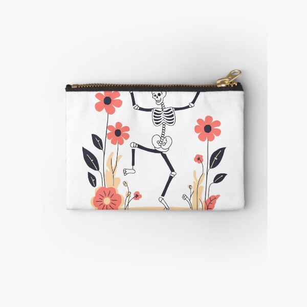 Item preview, Skeleton Dancing, Skeleton and Flowers designed and sold by DotisDreams.