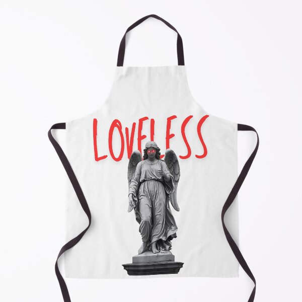 Item preview, 'LOVELESS' a grayscale marble statue of a solemn angel designed and sold by OneLastWish.