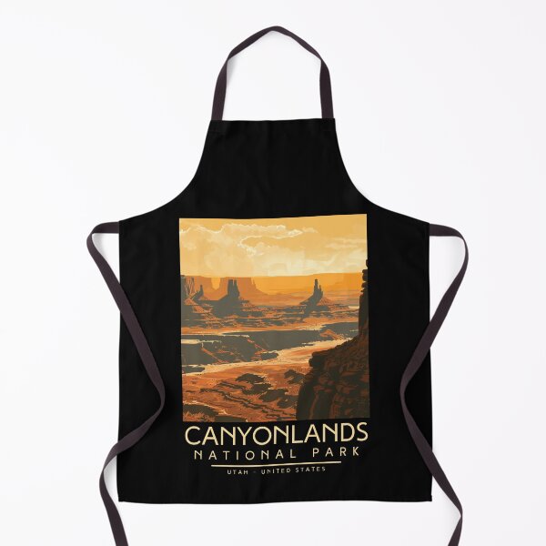 Item preview, A Vintage Illustration of Canyonlands National Park - Utah - US designed and sold by GoodOldVintage.