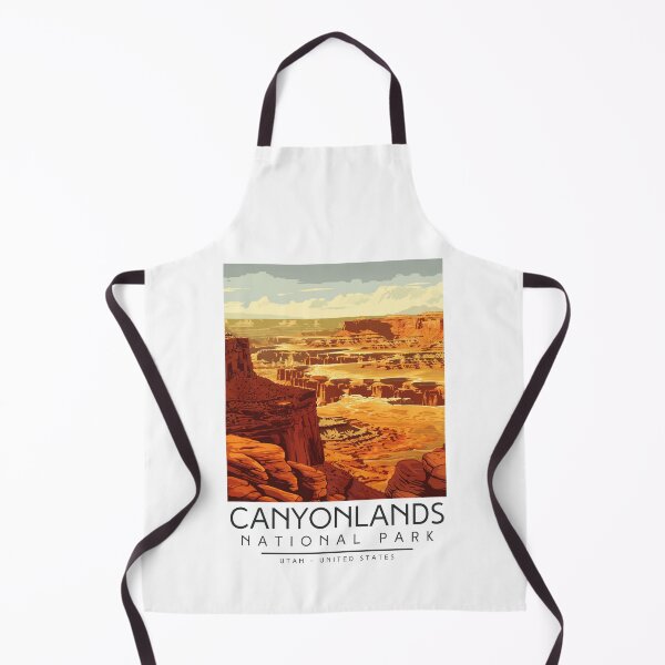 Item preview, A Vintage Illustration of Canyonlands National Park - Utah - US designed and sold by GoodOldVintage.