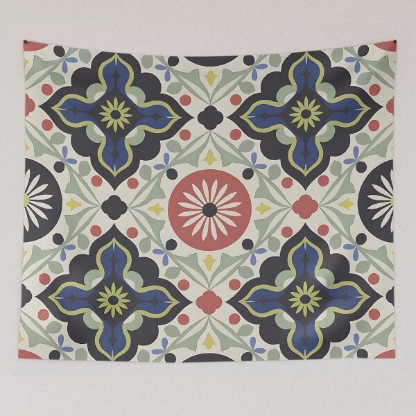 Item preview, Geometric Romanian Embroidery with Floral Details designed and sold by Dshoppin.
