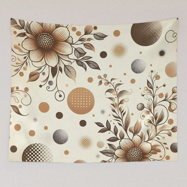 Item preview, Floral Vintage Dot Design designed and sold by JavisSRDesign.