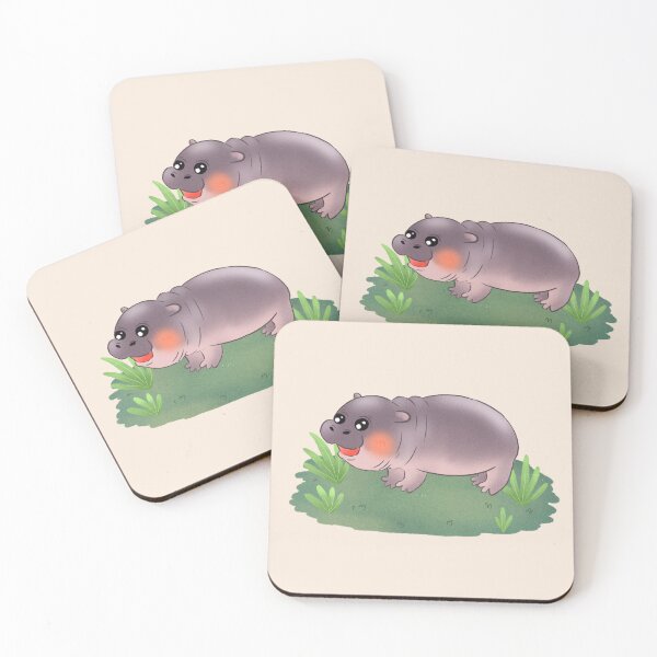 Item preview, Cute baby hippo MOODENG designed and sold by ByJYA.
