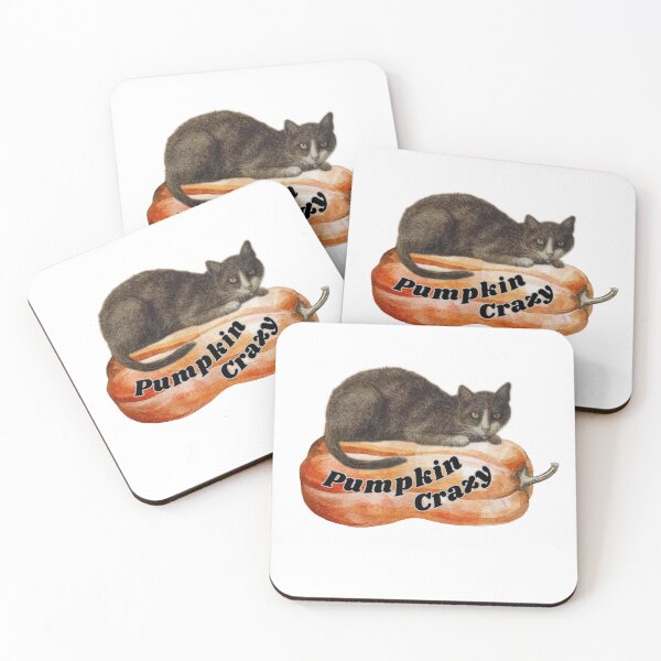 Item preview, Pumpkin Crazy Fall Gifts for Cat Lovers designed and sold by alczar.